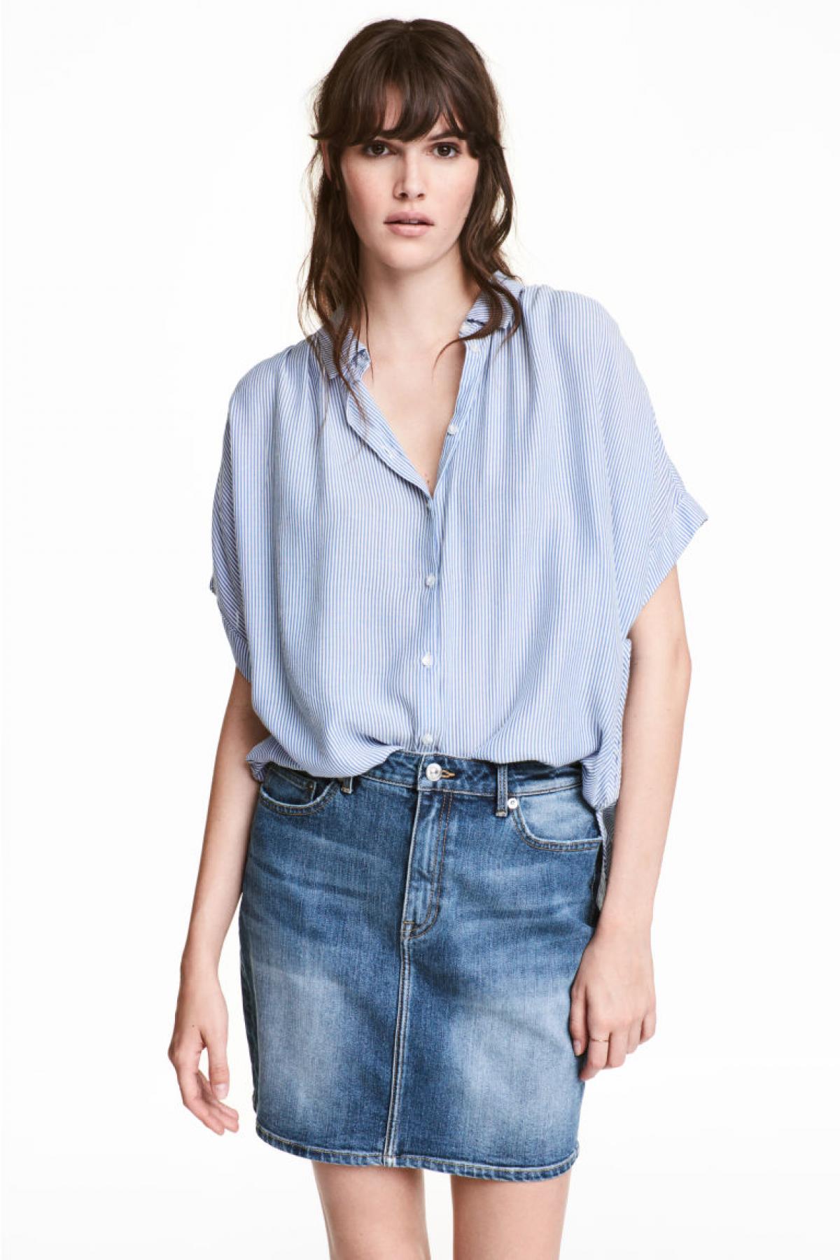 

Юбка H&M eur  Голубая (2879-0524061001, Юбка H&M eur 36 Голубая (2879-0524061001)