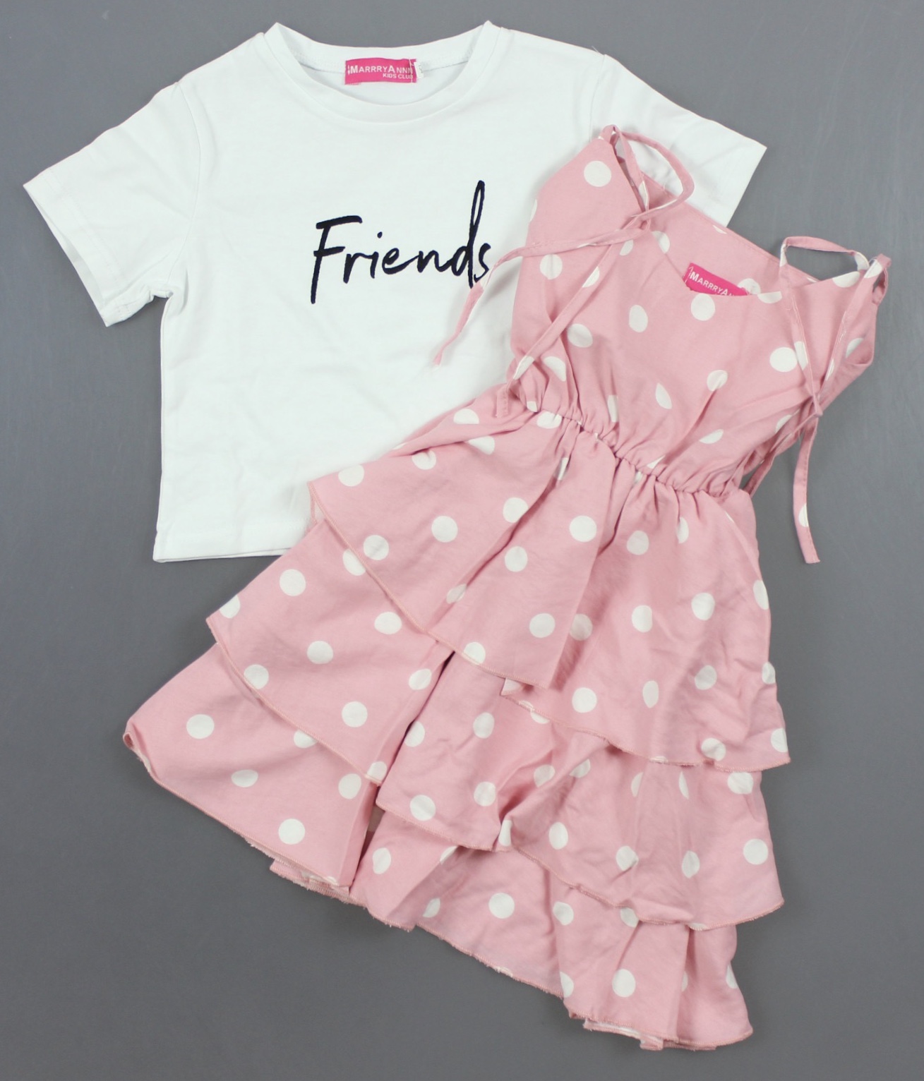 

Комплект Friends для девочек, Артикул: MA819-розовый (134 СМ)