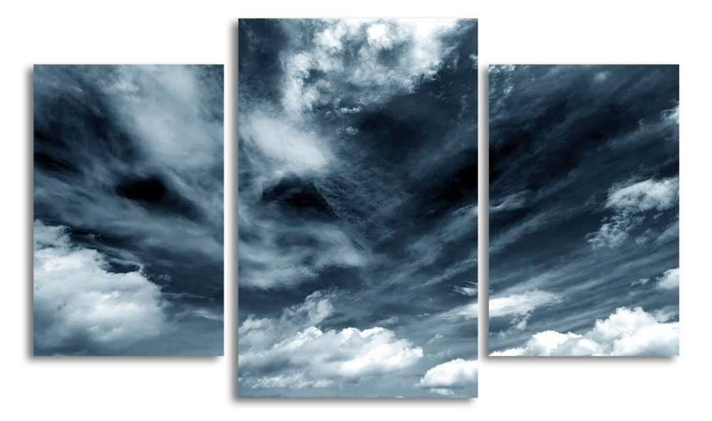 

Модульная картина LaPrint Облачный день 200x117 см