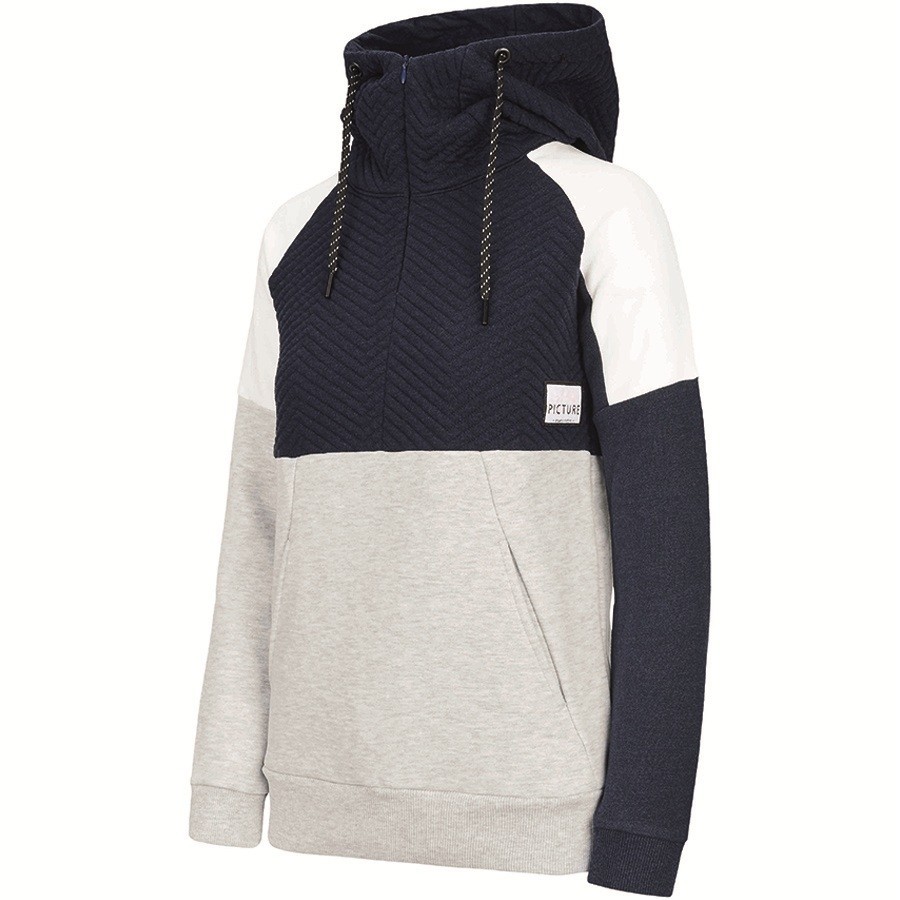 

Толстовка женская Picture Organic Jully Hoody  Серый-Синий, Толстовка женская Picture Organic Jully Hoody S Серый-Синий