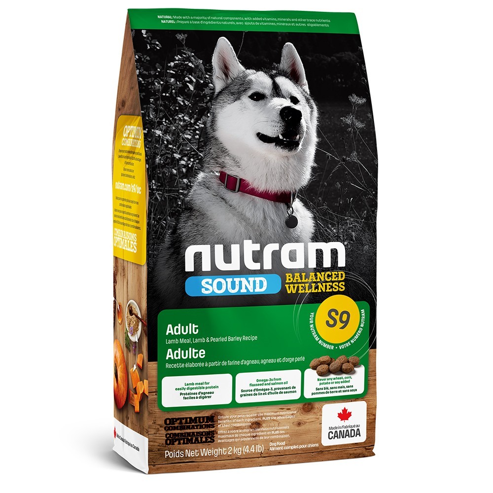 

Сухой корм Nutram S9 Sound Balanced Wellness Natural Lamb Adult Dog 2 кг