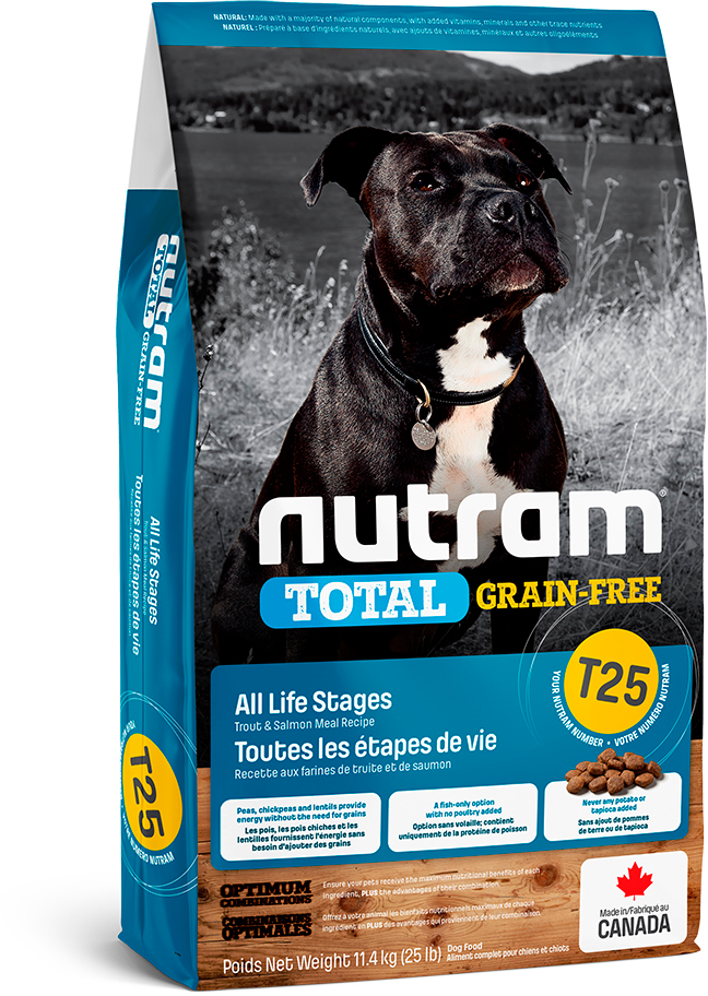 

Сухой корм Nutram T25 Total Grain-Free Salmon Trout Dog 11.4 кг