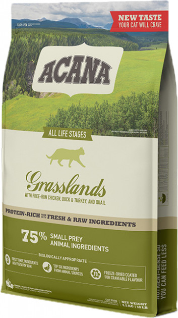

Сухой корм ACANA GRASSLANDS CAT 4.5 кг