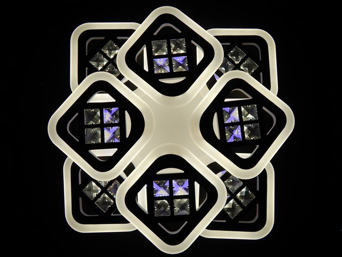 

LED Люстра с димером Linisoln 140W 226009/4+4S CH