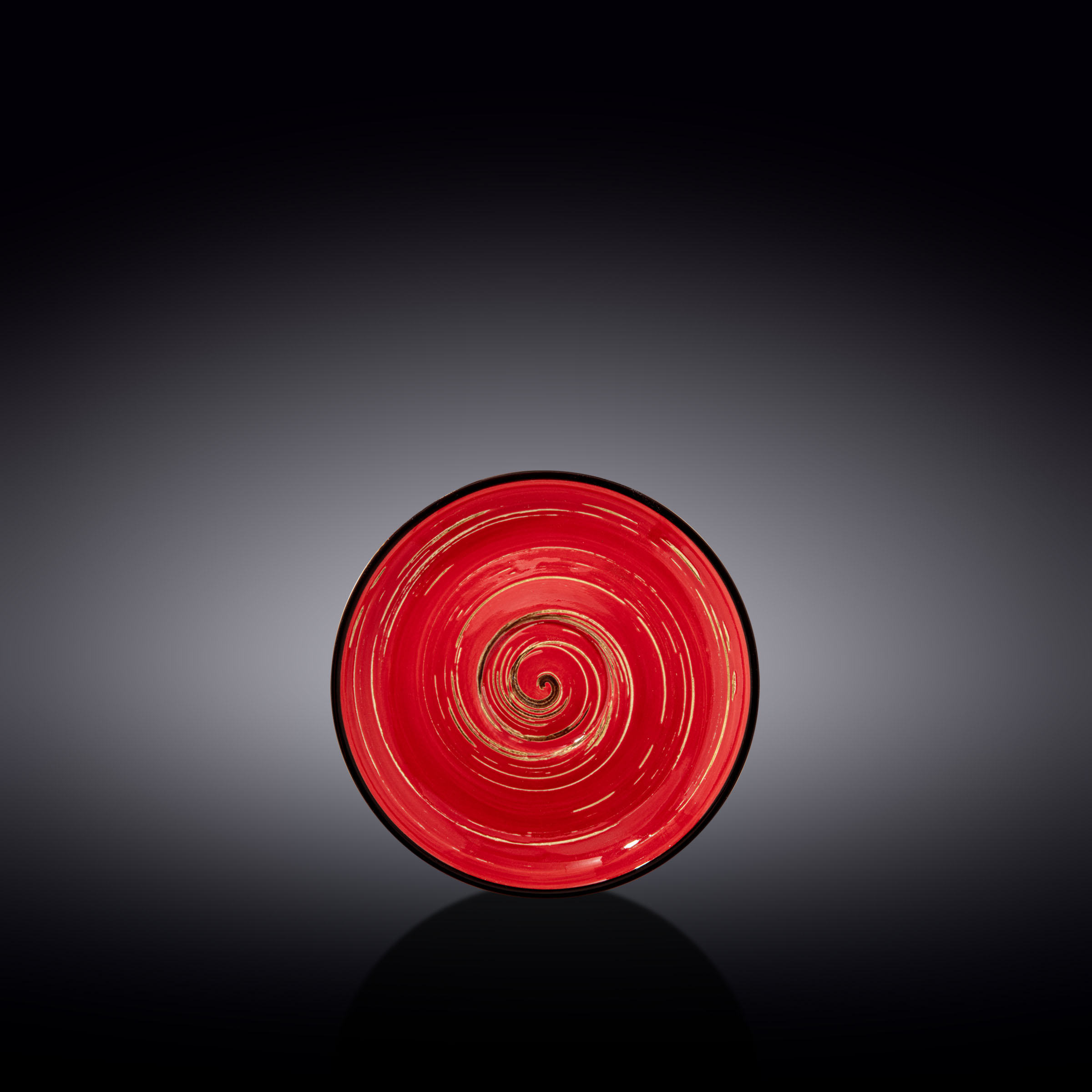 

Тарілка Wilmax Spiral Red 23,0 см (669219/A)