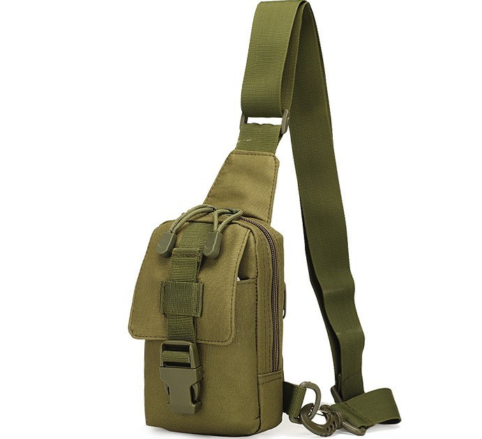 

Сумка барсетка с ремнем на плечо для карточек телефона Tactic Olive (9119-olive)