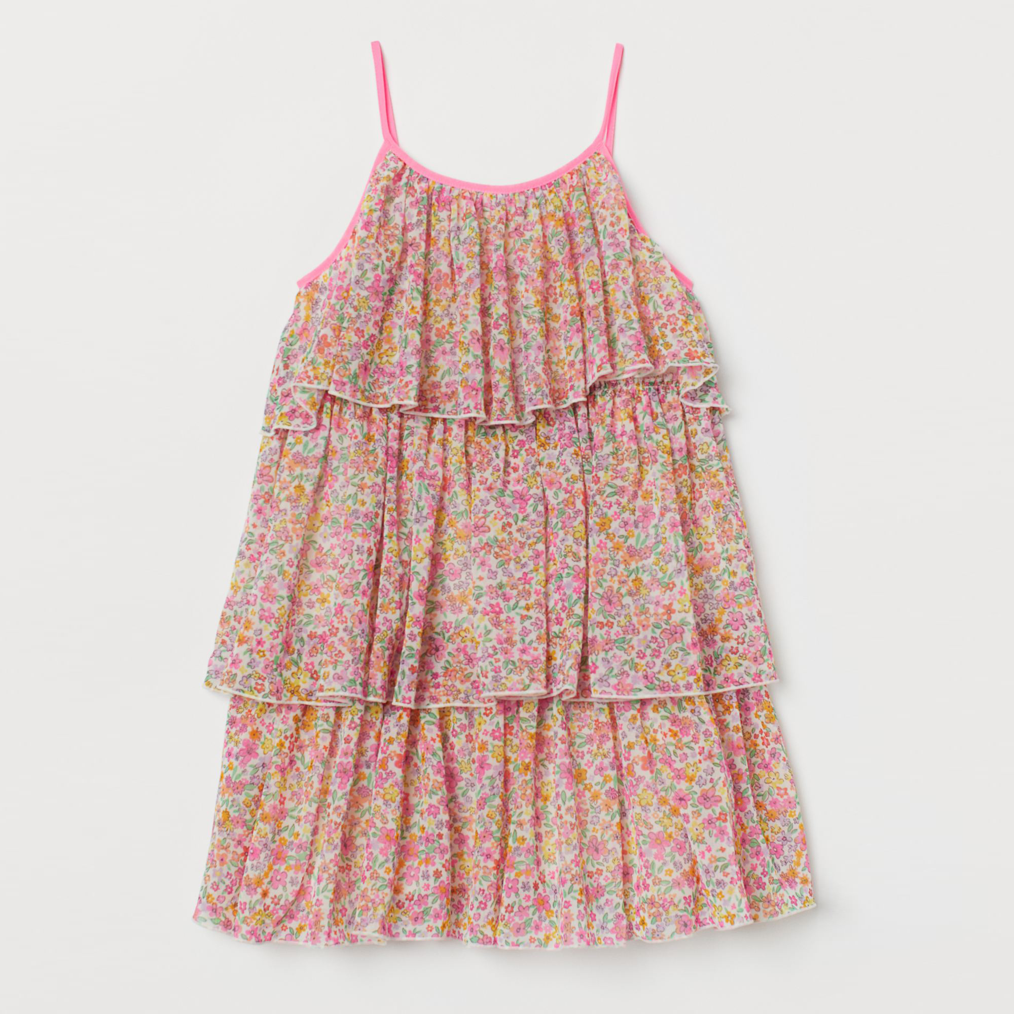 

Платье H&M 1803-8256501 122 см Розовые цветы