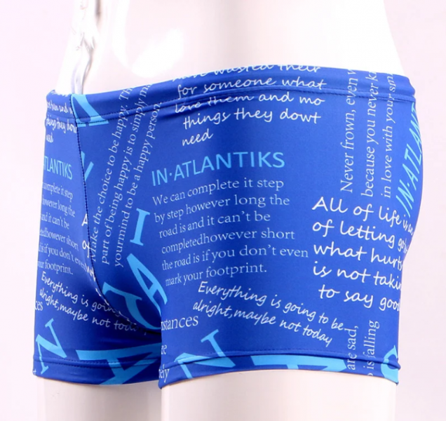 

Купальные шортики in.atlantiks  Арт.T-1301b Синие, Купальные шортики in.atlantiks 44 Арт.T-1301b Синие