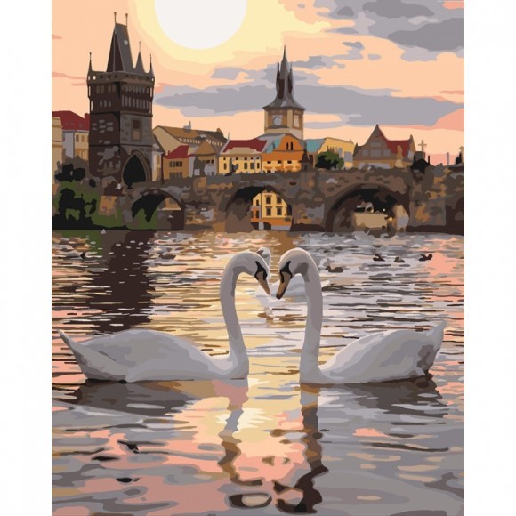 

Картина по номерам "РОМАНТИЧЕСКАЯ ПРАГА" 40*50 СМ