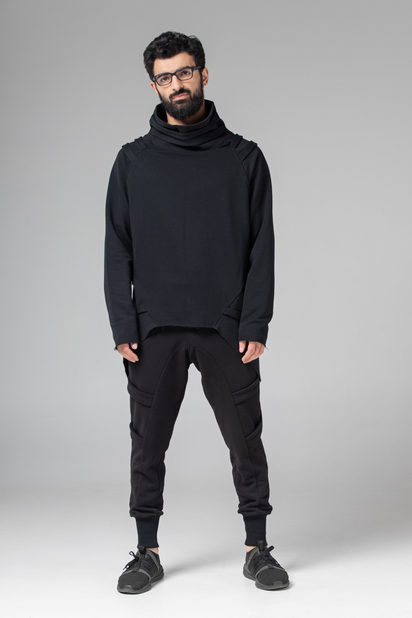 

Свитшот Midnight A0169 Futuristic Jumper XXXL Черный