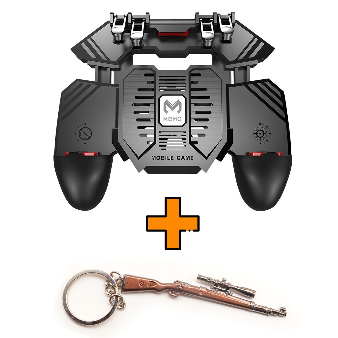 

Игровые контроллеры Memo AK77 1200 mAh (геймпад триггеры курки для смартфона для PUBG) + Kar98k