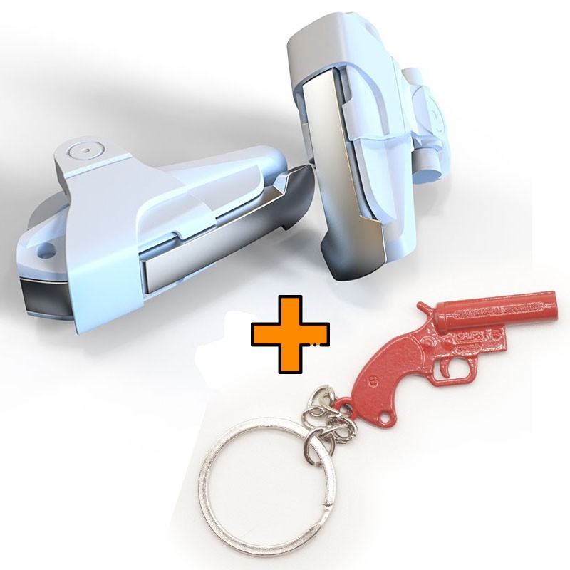 

Игровые контроллеры Marpiel M9 (геймпад триггеры курки для смартфона для PUBG) + Flare Gun