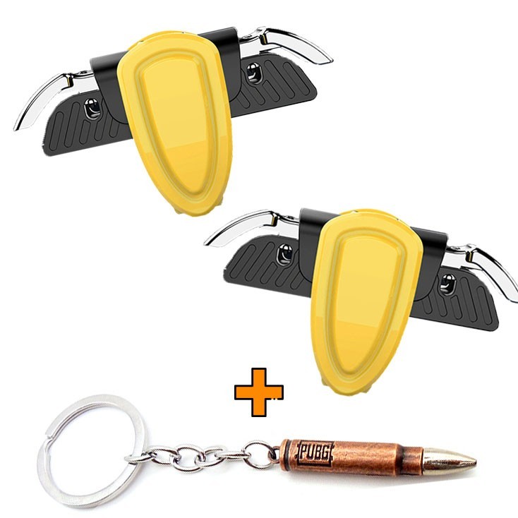 

Игровые контроллеры Marpiel X15 (геймпад триггеры курки для смартфона для PUBG) + патрон 7.62 mm