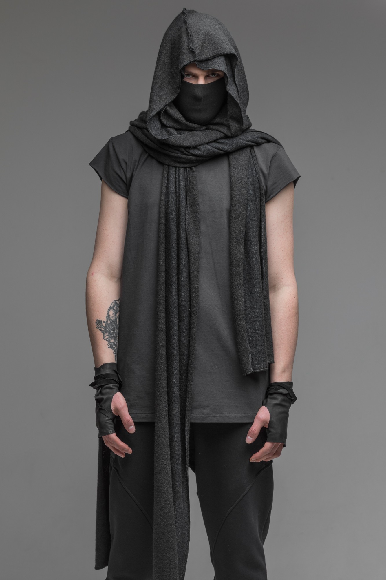 

Шарф Midnight А0102 Hooded Scarf  Черный, Шарф Midnight А0102 Hooded Scarf One size Черный