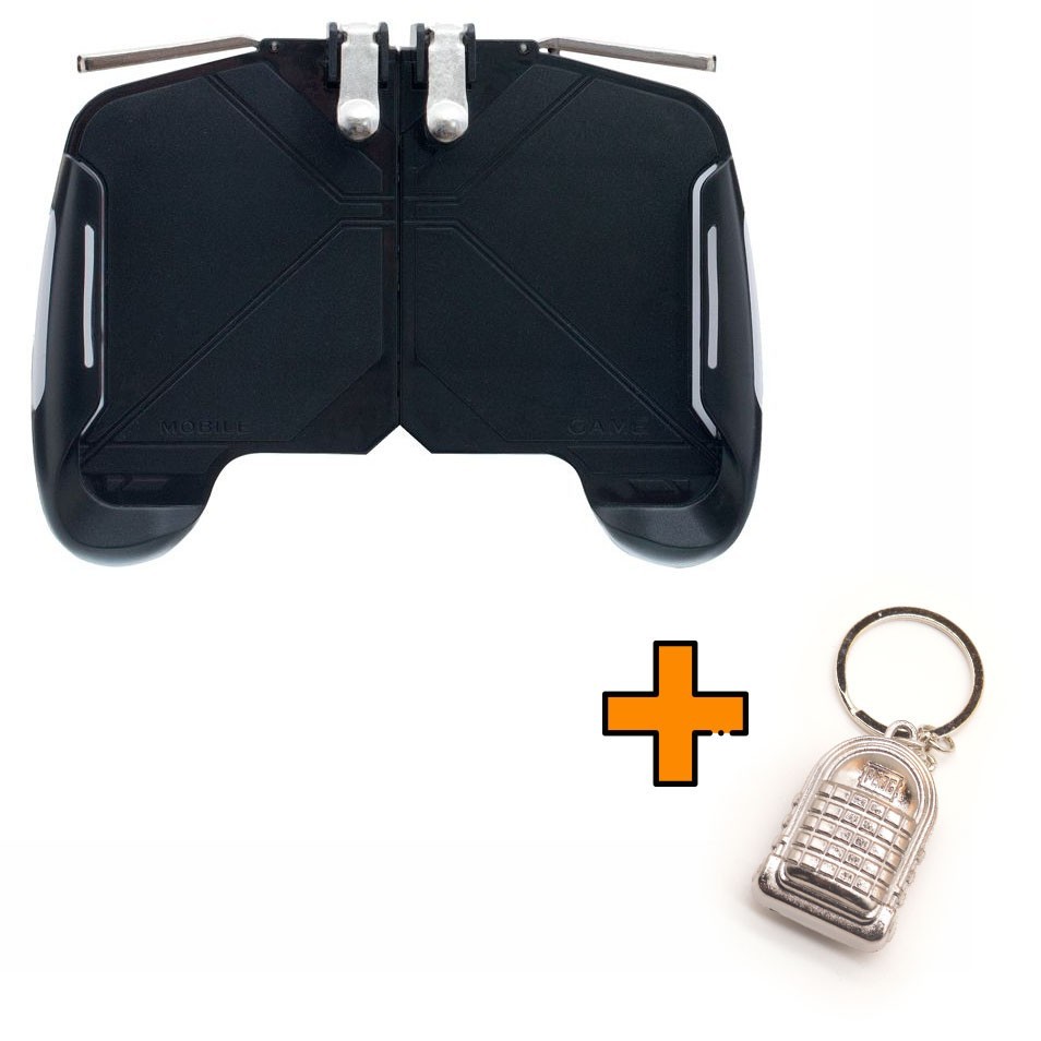 

Игровые контроллеры Marpiel AK16 Black (геймпад триггеры курки для смартфона для PUBG) + рюкзак 3 уровня