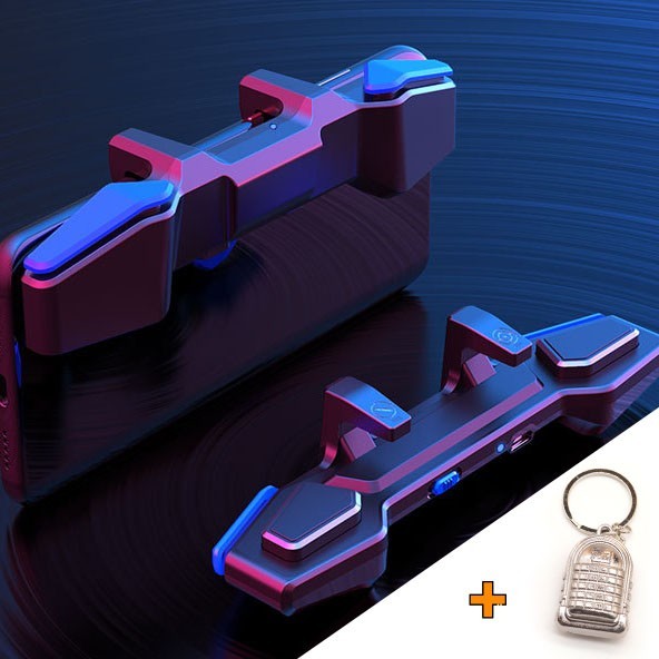 

Игровые контроллеры с макросами стрельбы Marpiel AK01 (геймпад триггеры курки для смартфона для PUBG) + рюкзак 3 уровня
