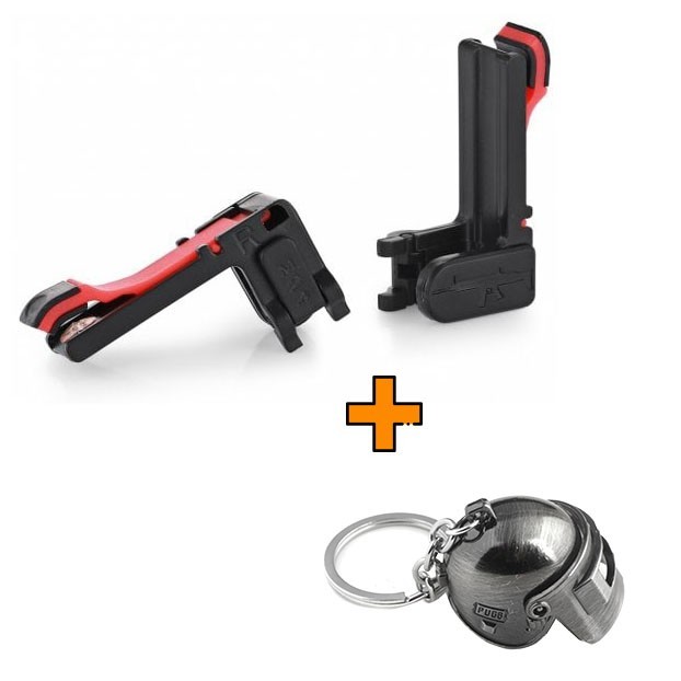 

Игровые контроллеры Marpiel M24 (геймпад триггеры курки для смартфона для PUBG) + шлем 3 уровня