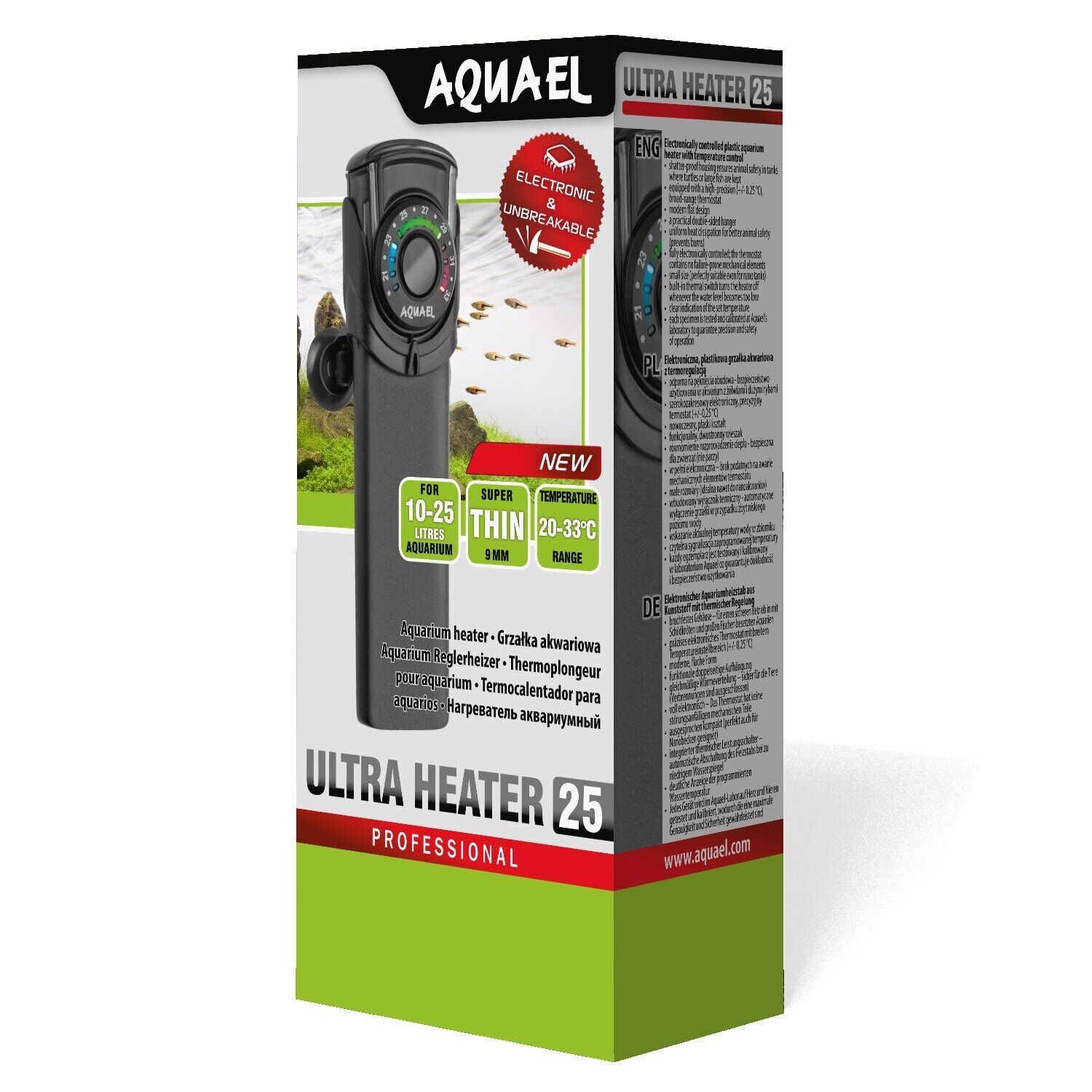 

Погружной обогреватель Aquael Ultra Heater для аквариумов до 100 литров