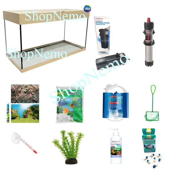 

Аквариумный набор ZooCool Classic 500-300-400 (60л) 4мм Бук