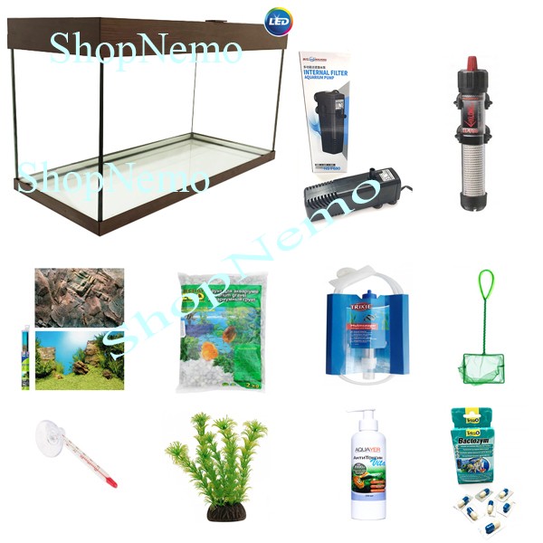 

Аквариумный набор ZooCool Classic 400-250-350 (35л) 4мм Венге