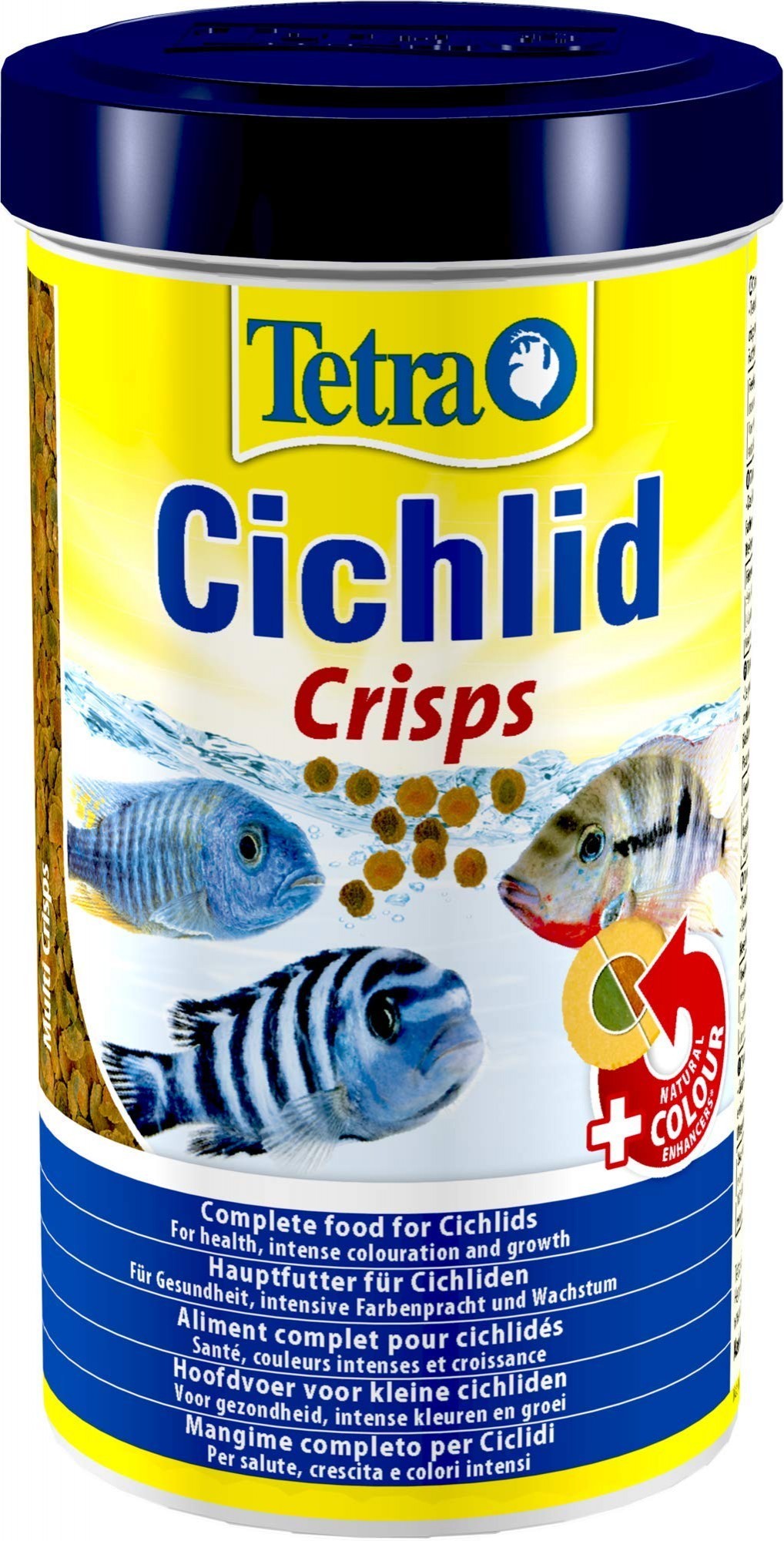 

Корм для аквариумных рыб Tetra Cichlid Crisps в чипсах 500 мл