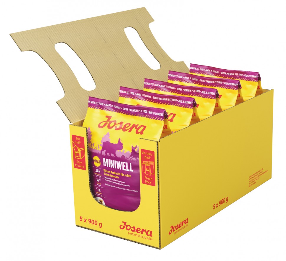 

Сухой корм Josera Dog Miniwell для взрослых собак мелких пород 4.5 кг