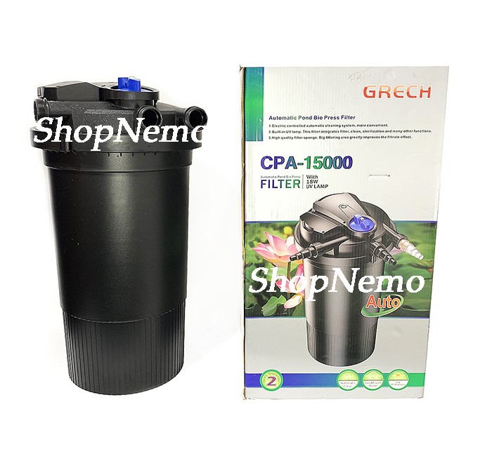 

Напорный фильтр для пруда SunSun CPA-15000 AUTO UV, до 30 000л