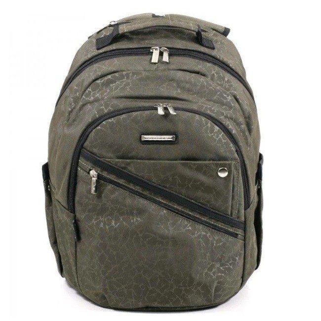 

Рюкзак молодежный для школы и города Dolly хаки с серым оттенком (344-khaki-gray)