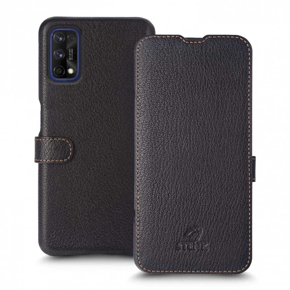 

Чехол книжка Stenk Premium для Realme 7 Pro Чёрный