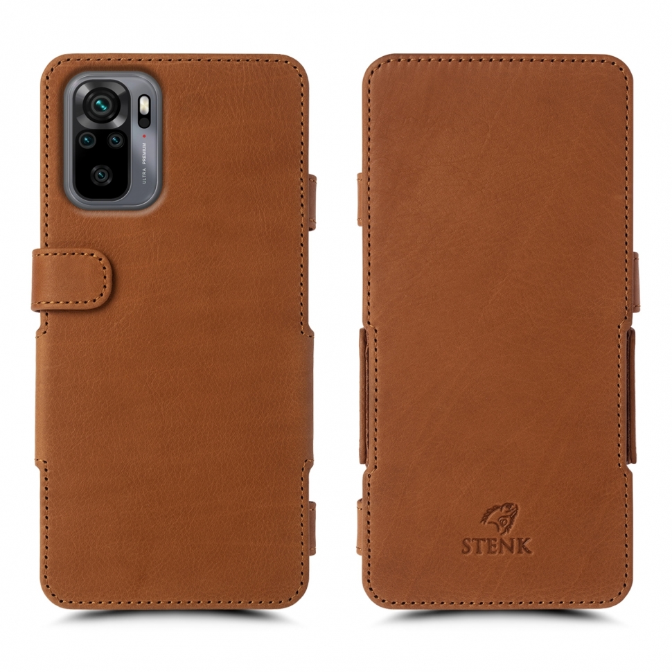 

Чехол книжка Stenk Prime для Xiaomi Redmi Note 10 Camel