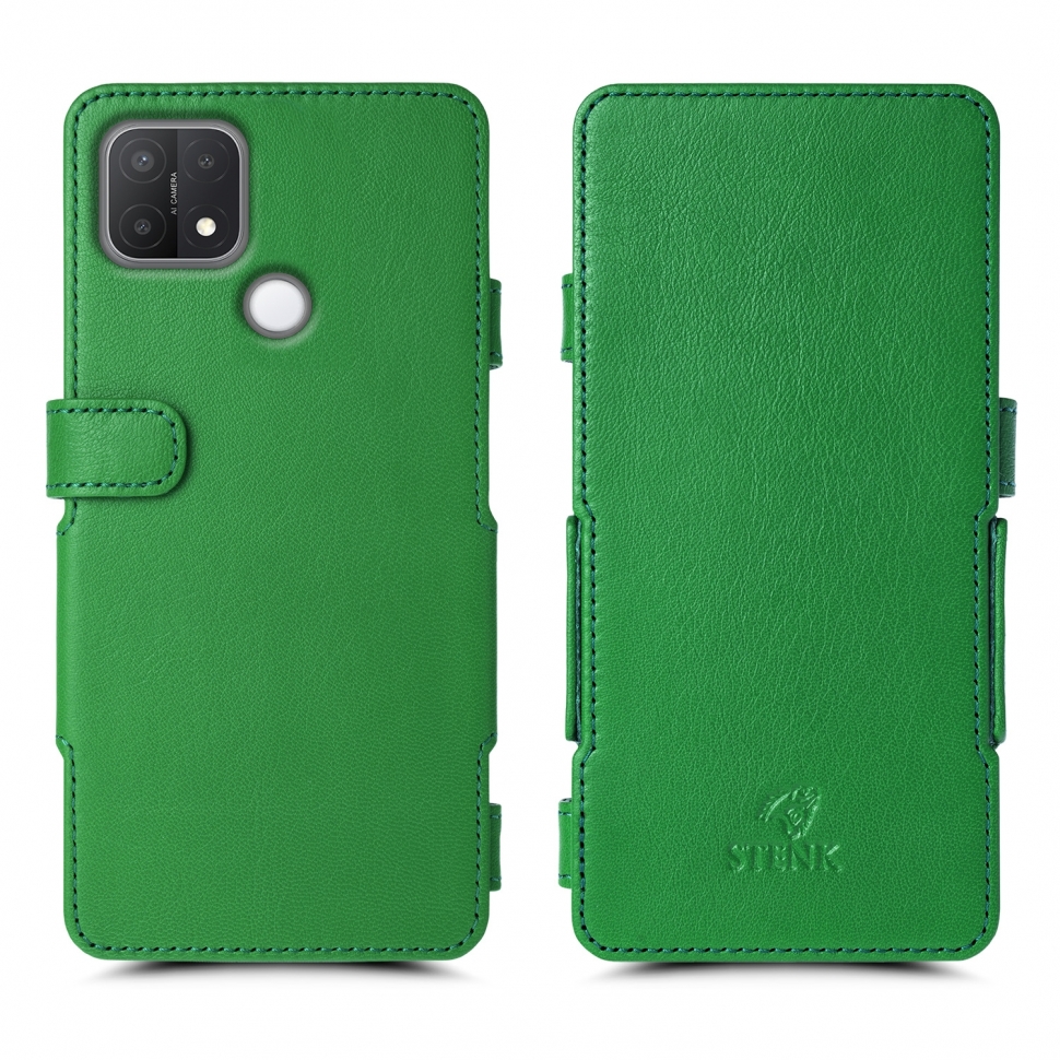 

Чехол книжка Stenk Prime для OPPO A15s Зелёный