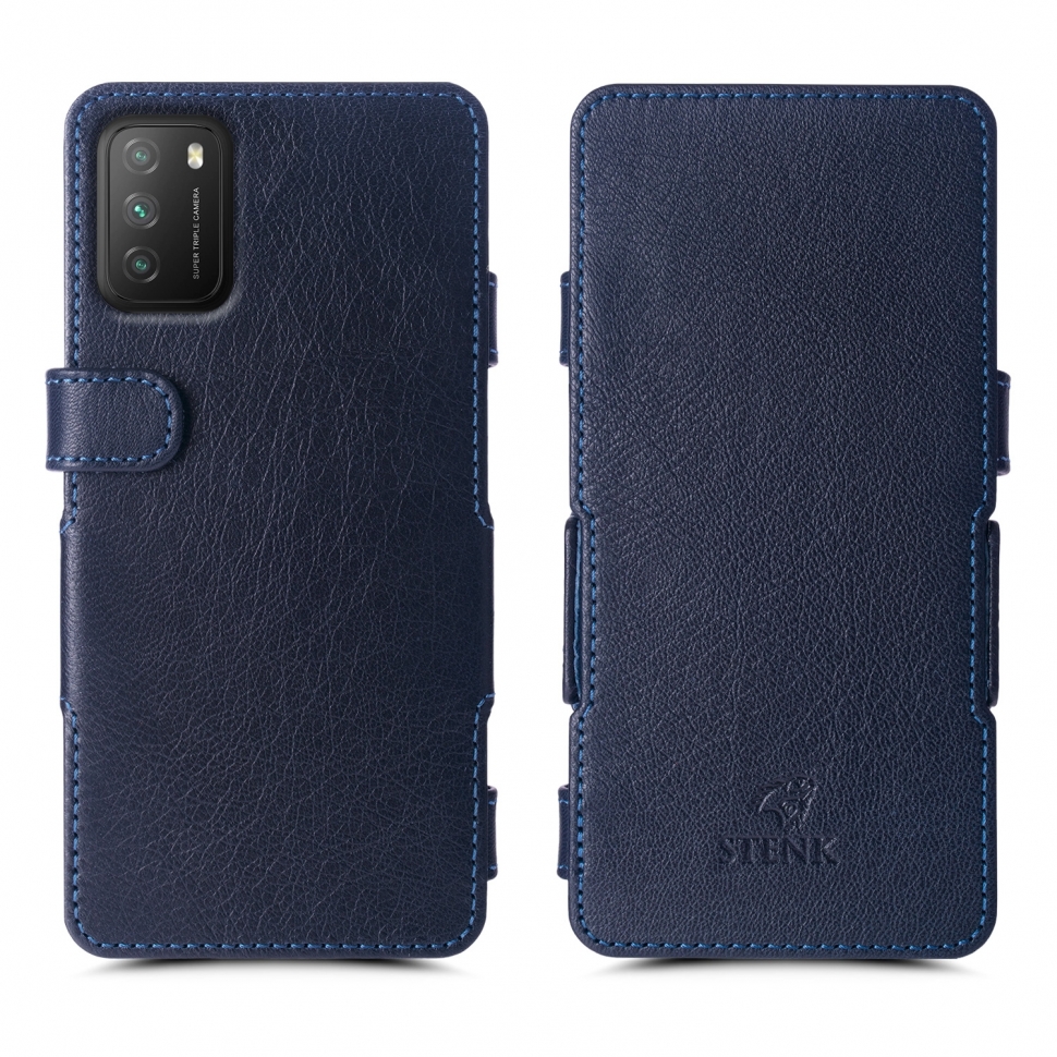 

Чехол книжка Stenk Prime для Xiaomi Poco M3 Синий