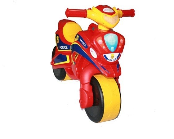 

МотоБайк Doloni-toys Полиция (музыкальная) красный (0139/56) беговел