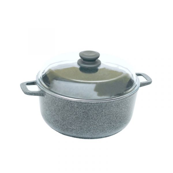 

Кастрюля Granite Gray с крышкой 3л Биол