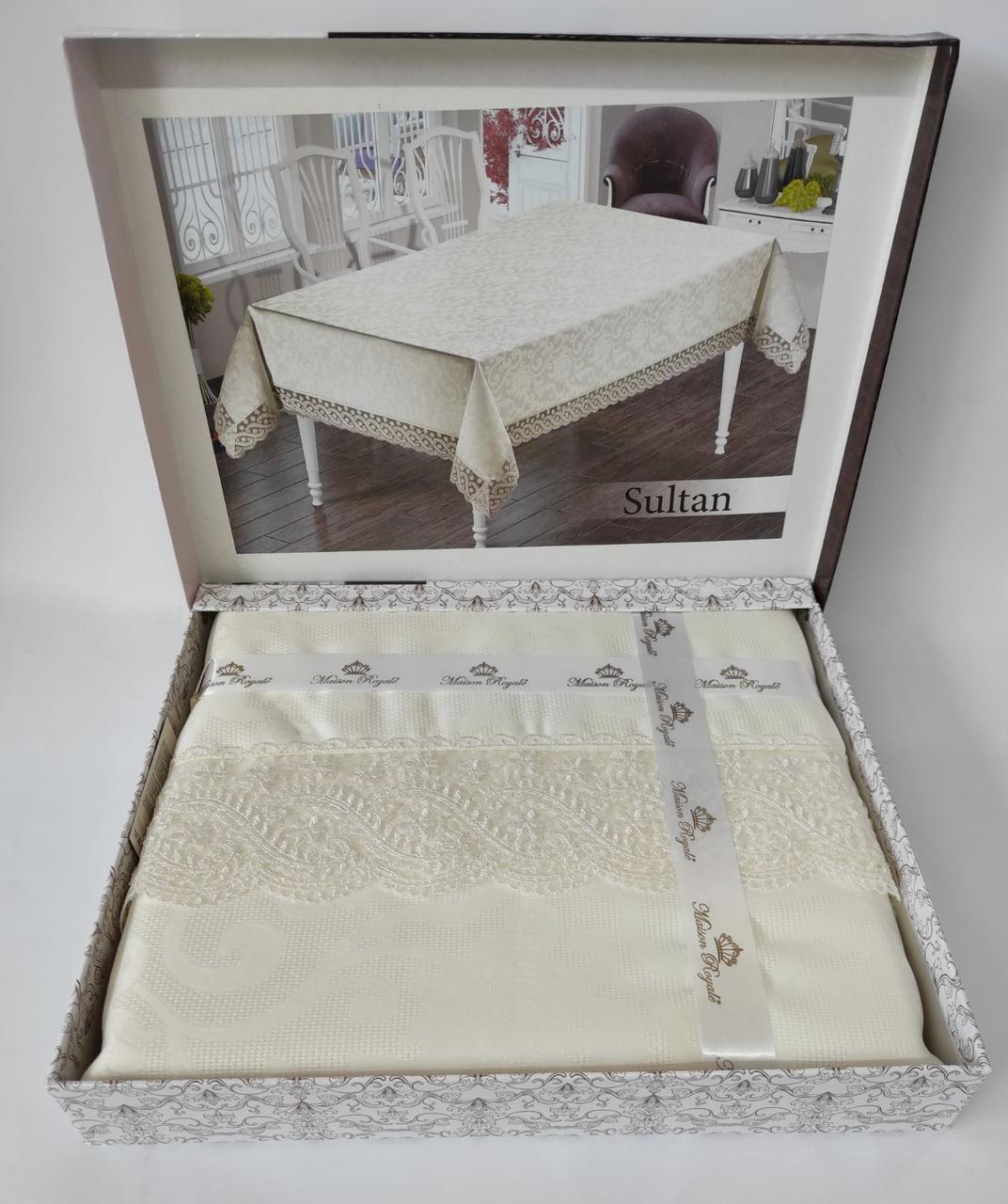 

Скатерть Maison Royale 160x260 ovale Sultan Cream