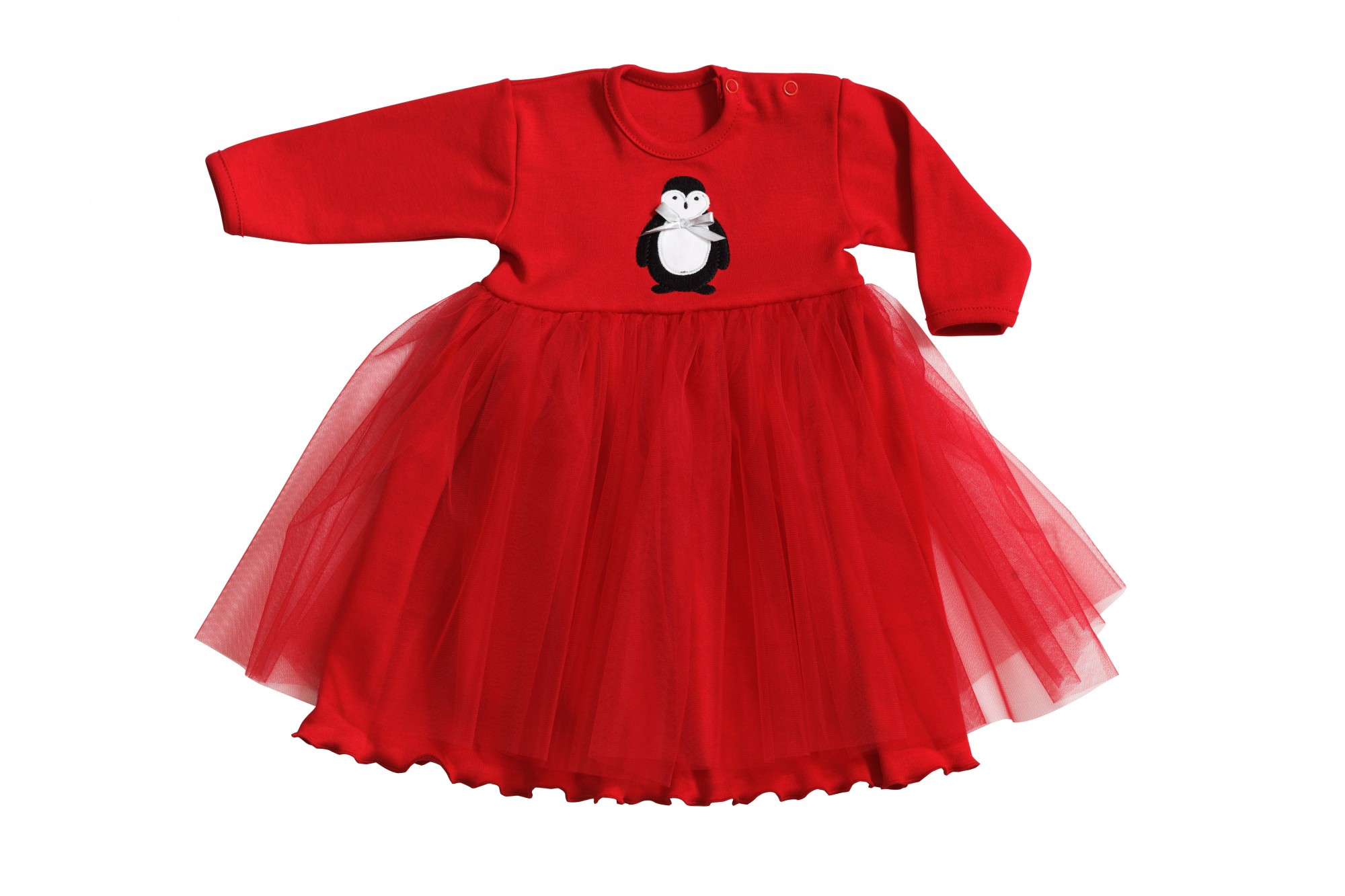 

Платье Migliori Пингвинчик с фатином 68 см Красный 9595