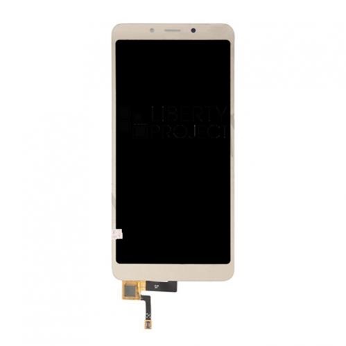 

Дисплей Xiaomi Redmi 6 / Redmi 6A с сенсором золотой и рамкой (без датчика приближения)