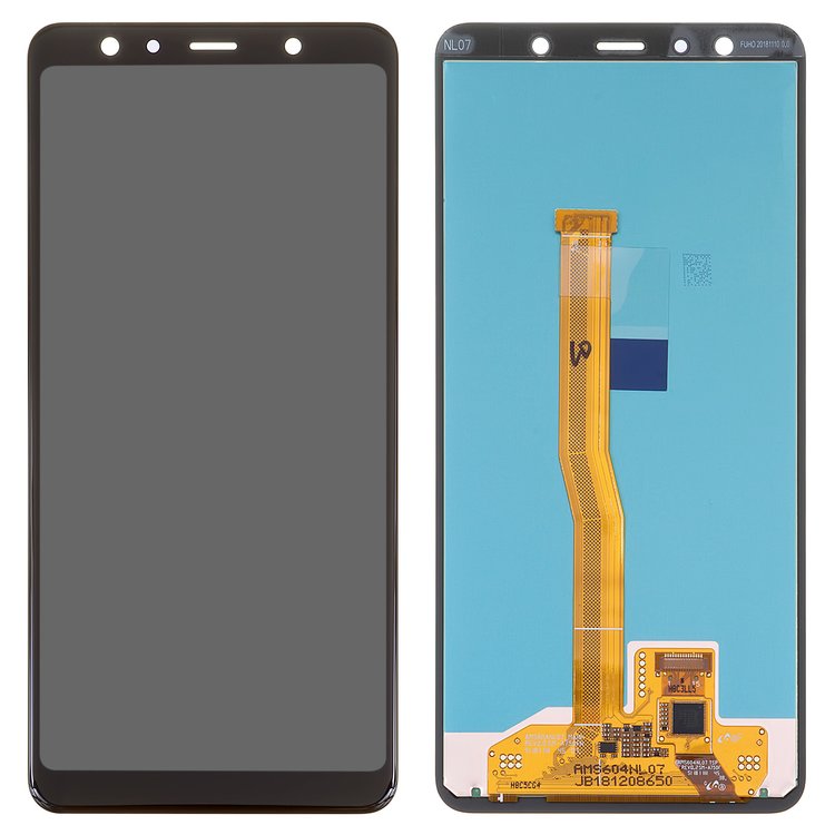 

Дисплей для Samsung GH96-12078A A750 Galaxy A7 с сенсором черный сервисный