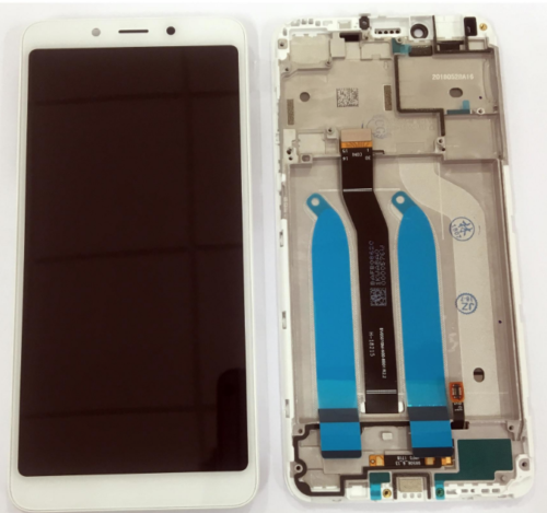 

Дисплей для Xiaomi Redmi 6 / Redmi 6A с сенсором белый и рамкой (без датчика приближения)