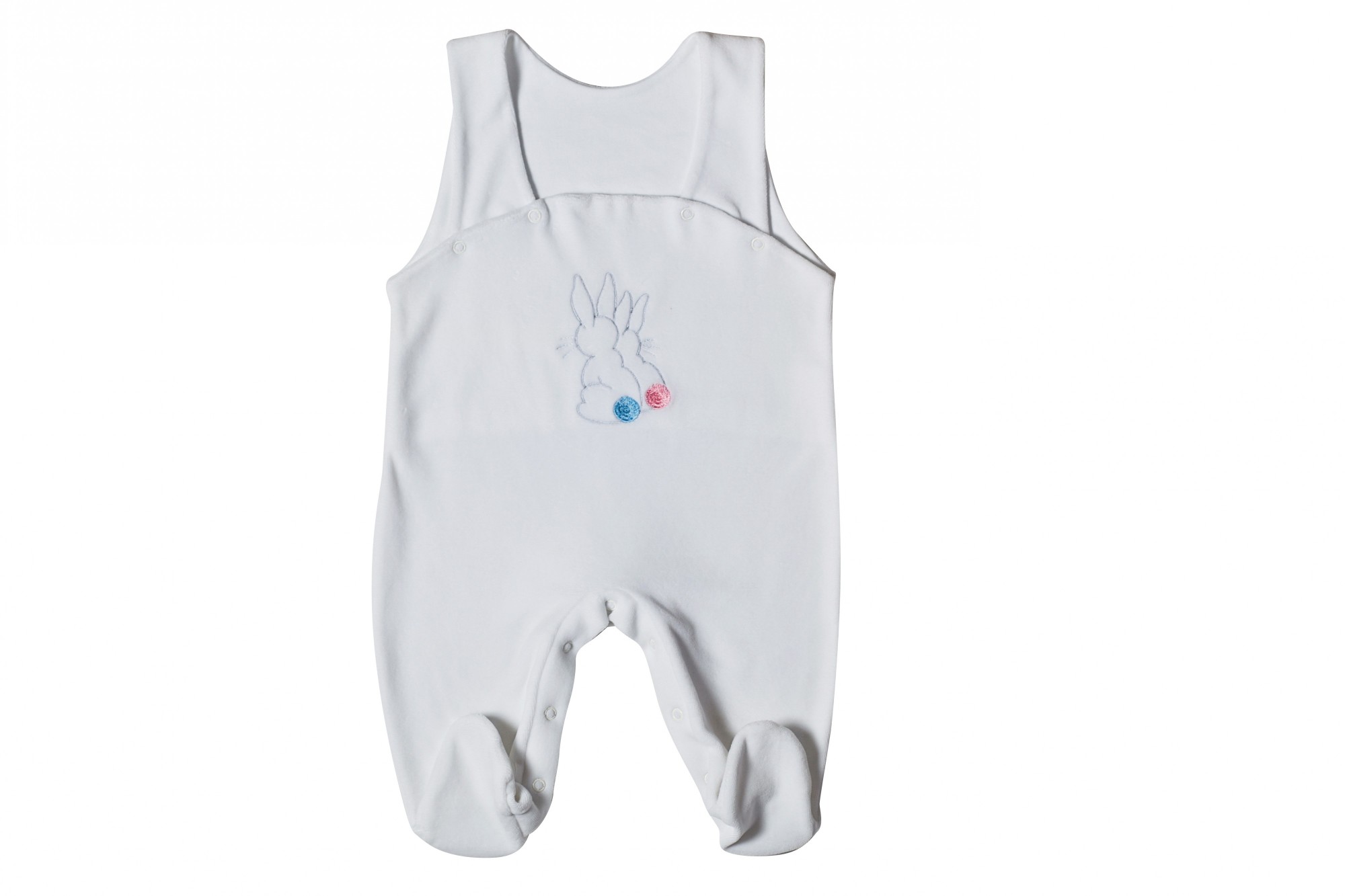 

Ползунки велюровые Агу Зайчата 74 см Белый 5106