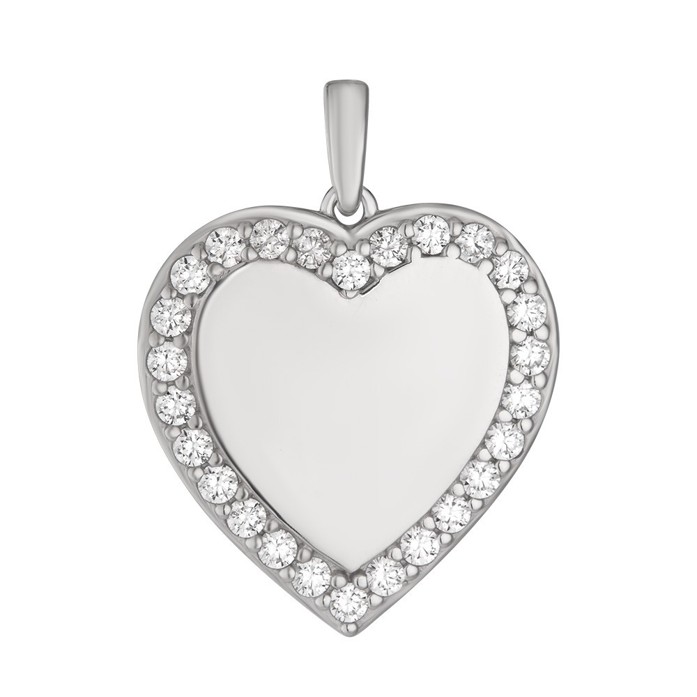 

Кулон из серебра с куб. циркониями TOP SILVER Б1292П