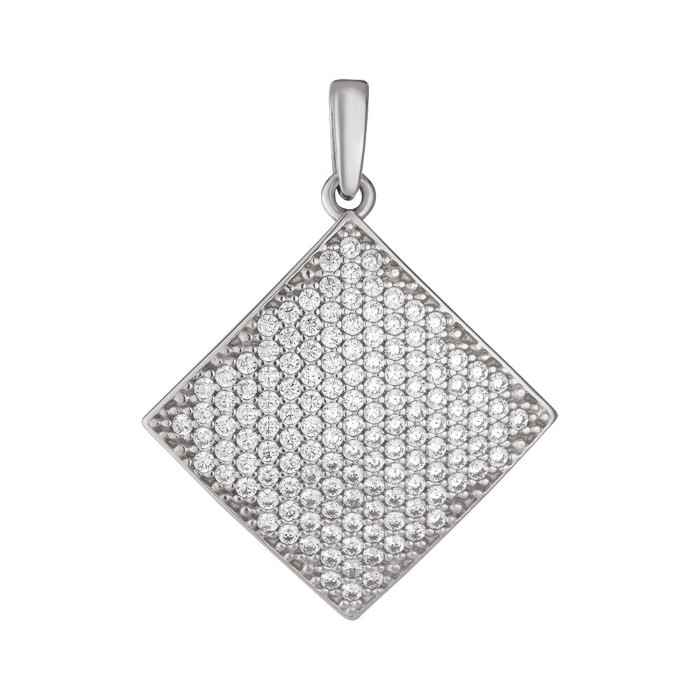 

Кулон из серебра с куб. циркониями TOP SILVER Б1303П