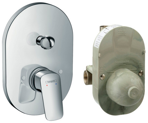 

Cмеситель для ванны HANSGROHE Logis 71409000 Хром