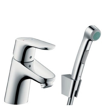 

Cмеситель для раковины HANSGROHE Focus E2 31926000 с гигиеническим душем