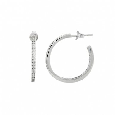 

Серьги из серебра с куб. циркониями 145043