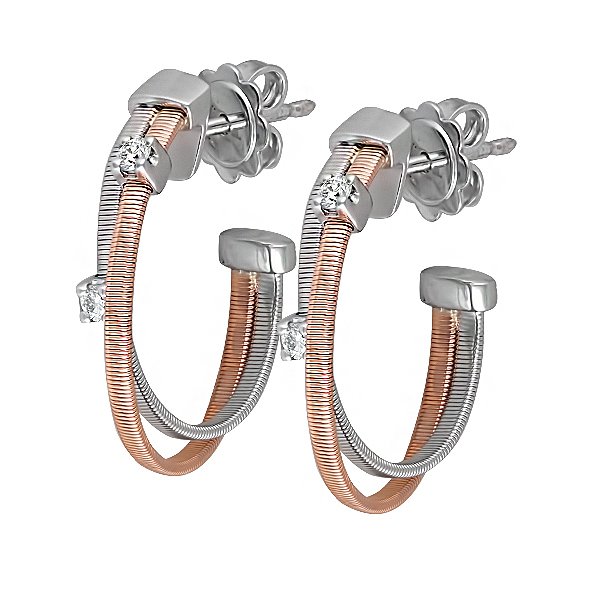 

Серьги из золота с бриллиантами 074904