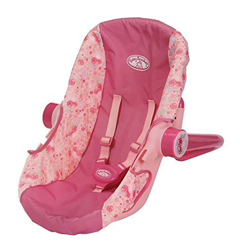 

Универсальное игровое розовое Автокресло-переноска для куклы 46 см Baby Annabell Zapf Creation 48.8х33х38 см