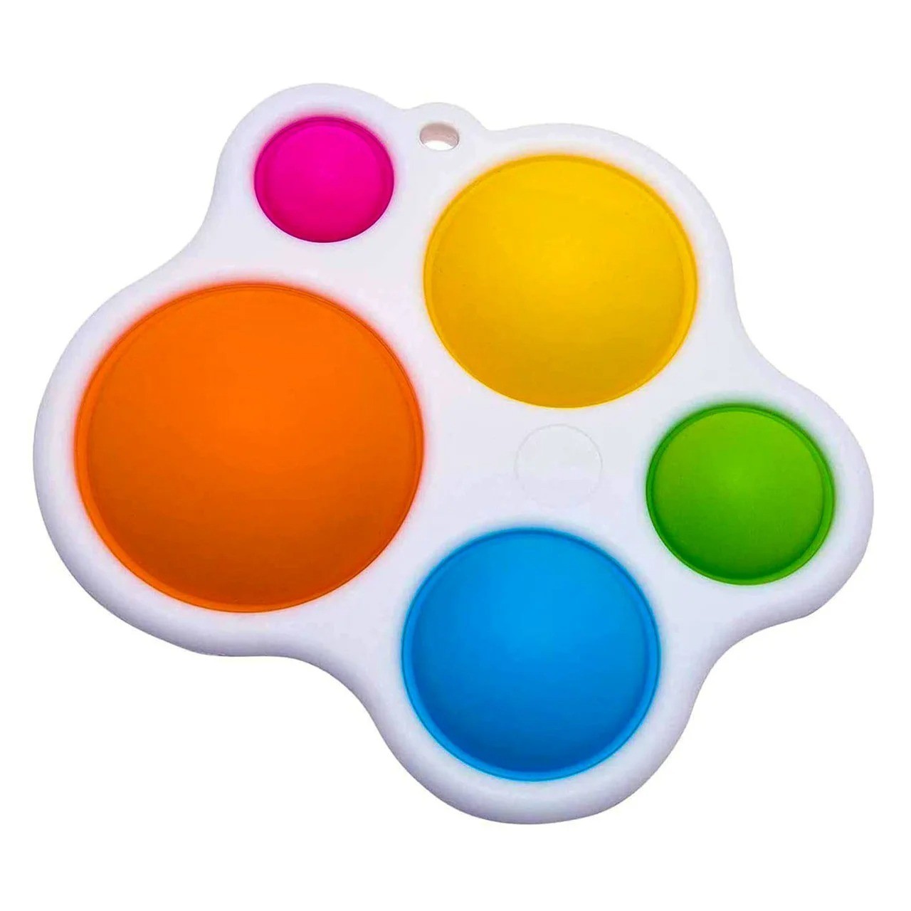 

Игрушка - антистресс "POP IT!", " Simple Dimple белый SM-DM-Cr 17х12 см Симпл Димпл, поп ит