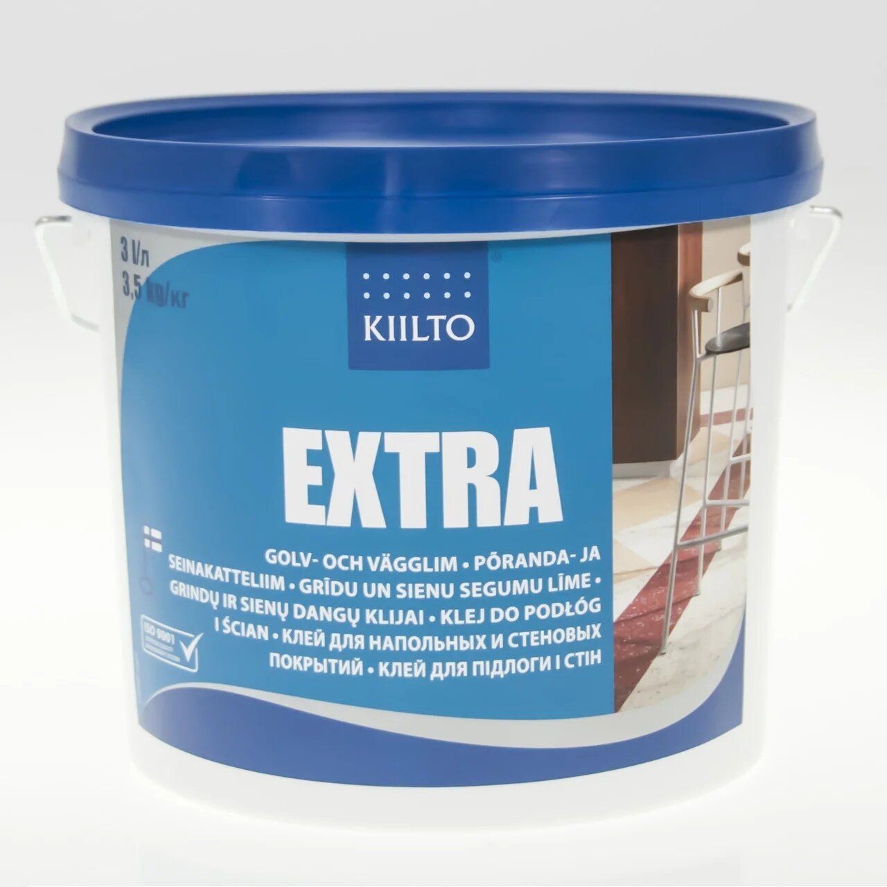 

Клей Kiilto Extra для пола и стен 3л (3,5 кг)