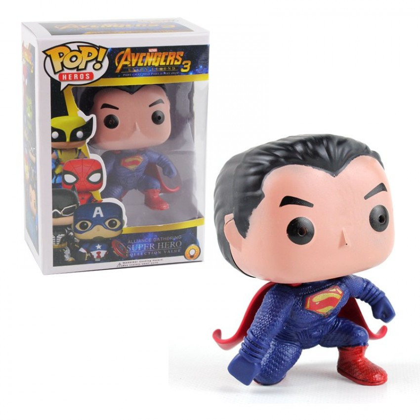 

Коллекционная Игровая Фигурка Супермен со светом Фанко Поп, 10 см, ПВХ - Funko POP Marvel Avengers Superman